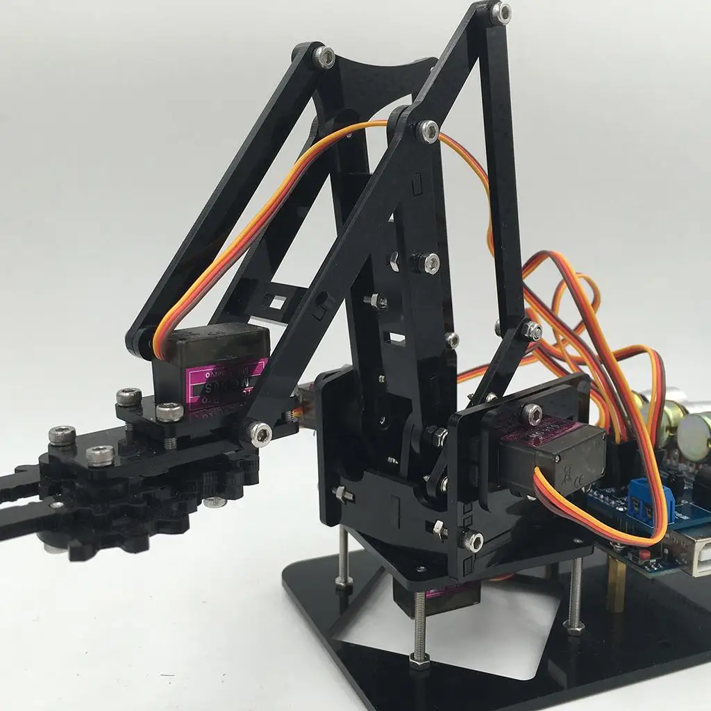 DIY 4-Dof Roatry Robot Arm 4 сервопривода и наборы схем для научных игрушек