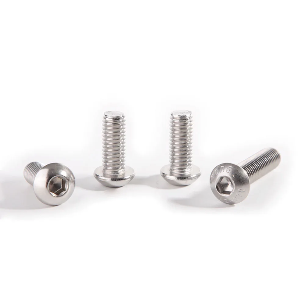 ISO7380 A2-70 Винт с шестигранной головкой из нержавеющей стали 304 и круглой Болт M2 M2.5 M3