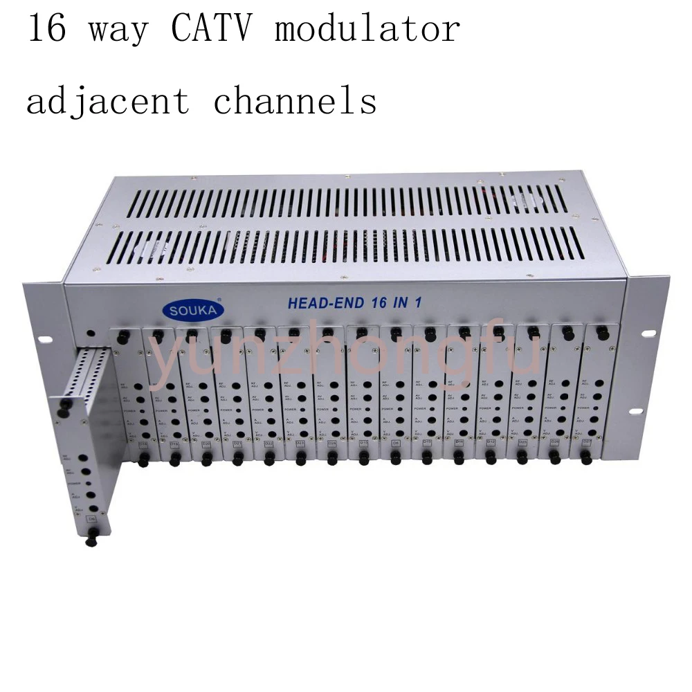 

For SK-16M 16 In 1 Catv Headend Adjacent Modulator CATV Modulator for Hotel/school/dormitory RF Catv Modulator