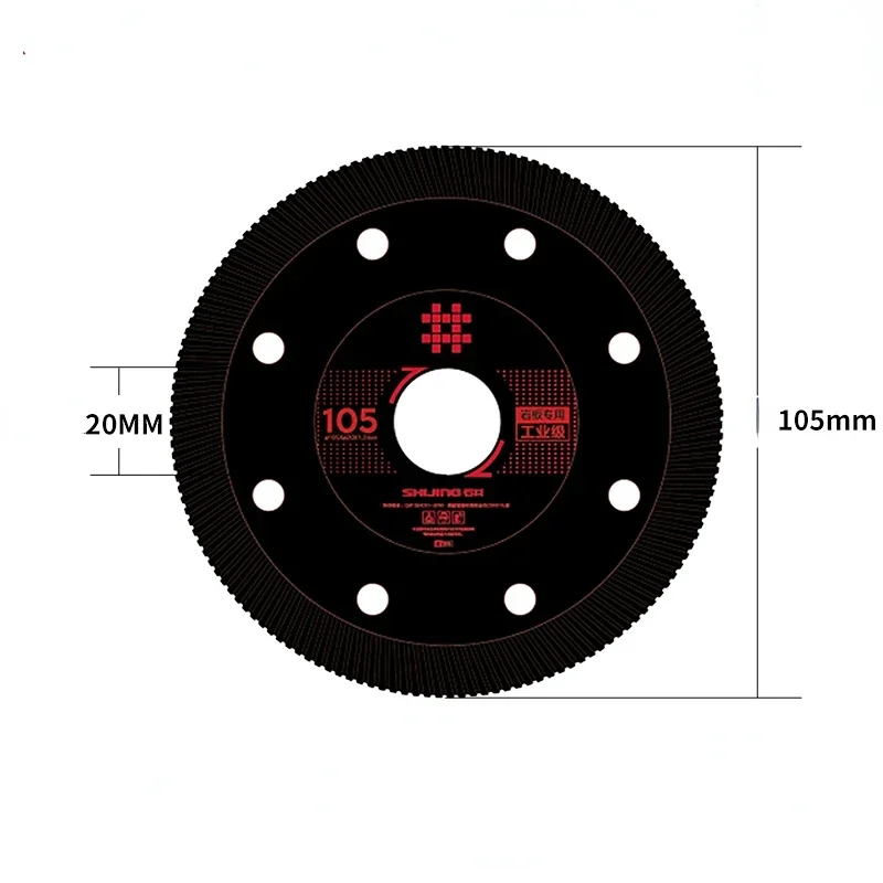 Shijing промышленного класса 105 мм режущий диск для плиты угловая шлифовальная