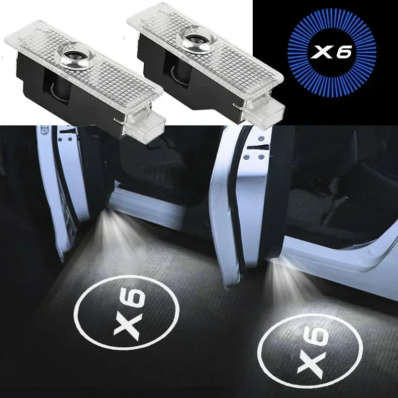 Стайлинг автомобиля дверные приветственные огни эмблема светодиодный лазерный