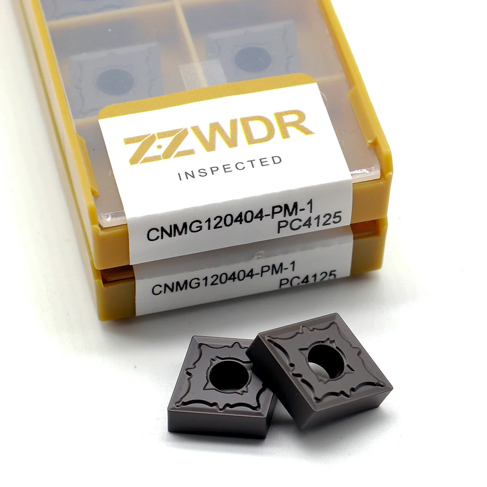 

Фреза токарная CNMG120404 PM 1 PC4125, 10 шт., карбидные лезвия, вставка для станка с ЧПУ, алюминиевый фрезерный станок, токарный инструмент CNMG 120404 для с...