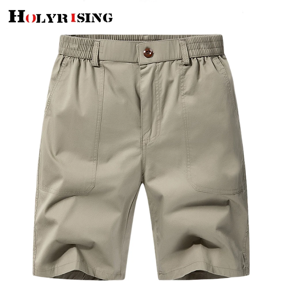 

summer men shorts cotton loose pantalones cortos leisure knee-length size 5xl solid calça masculina male sports bottoms NZ069