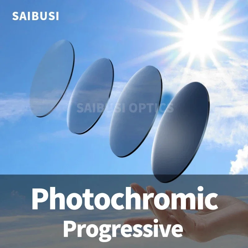 Асферические рецептурные линзы 1 56 61 для прогрессивного фотохромизма