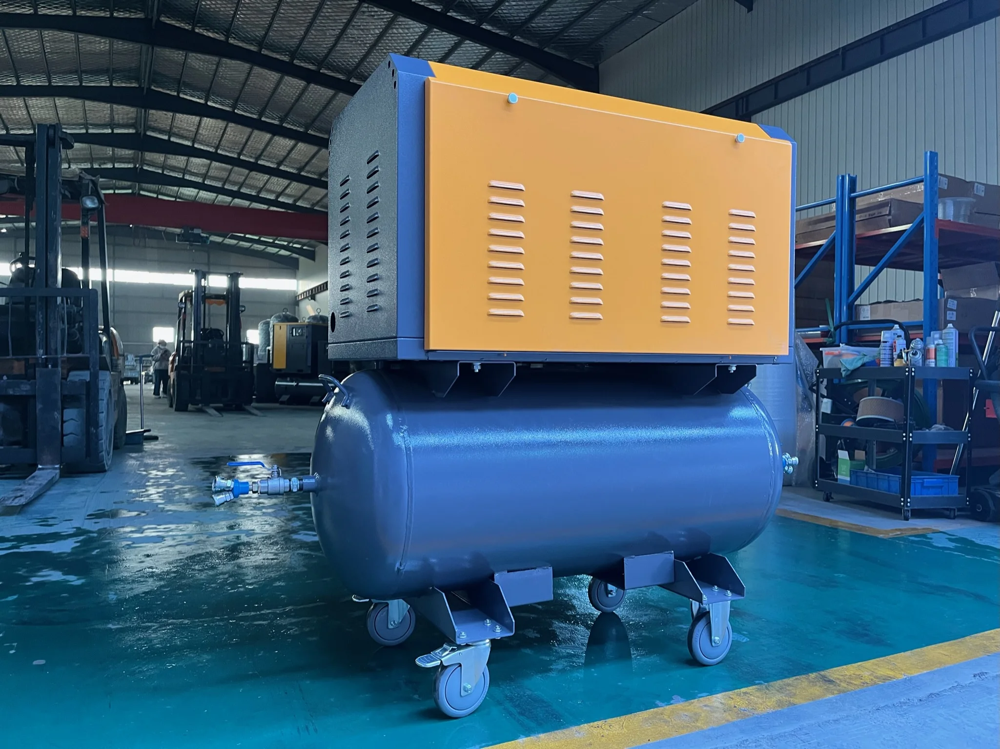 Pm Vsd 7 5 кВт 10 л.с. Винтовой компрессор 2-в-1 бар 8 12 Встроенный воздушный