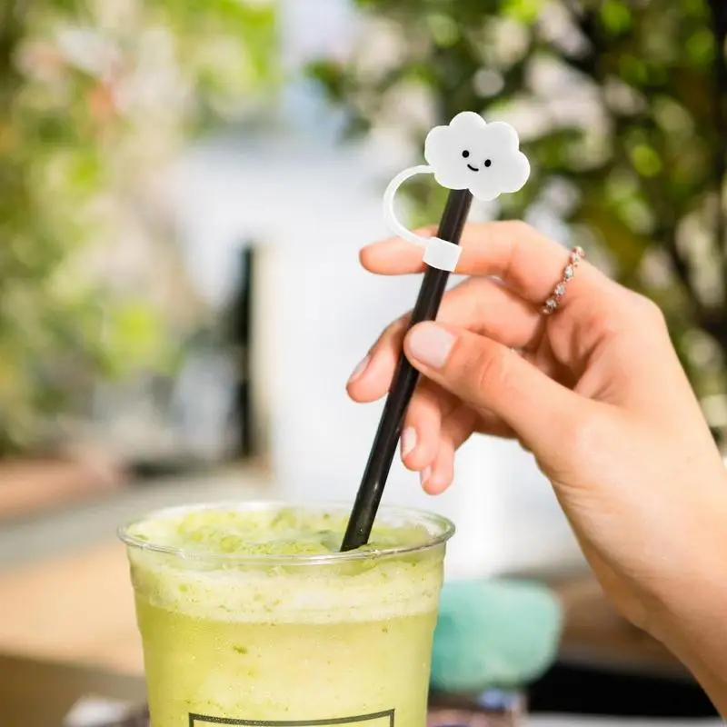 Силиконовые соломенные Чехлы 2 шт. облакообразные силиконовые наконечники