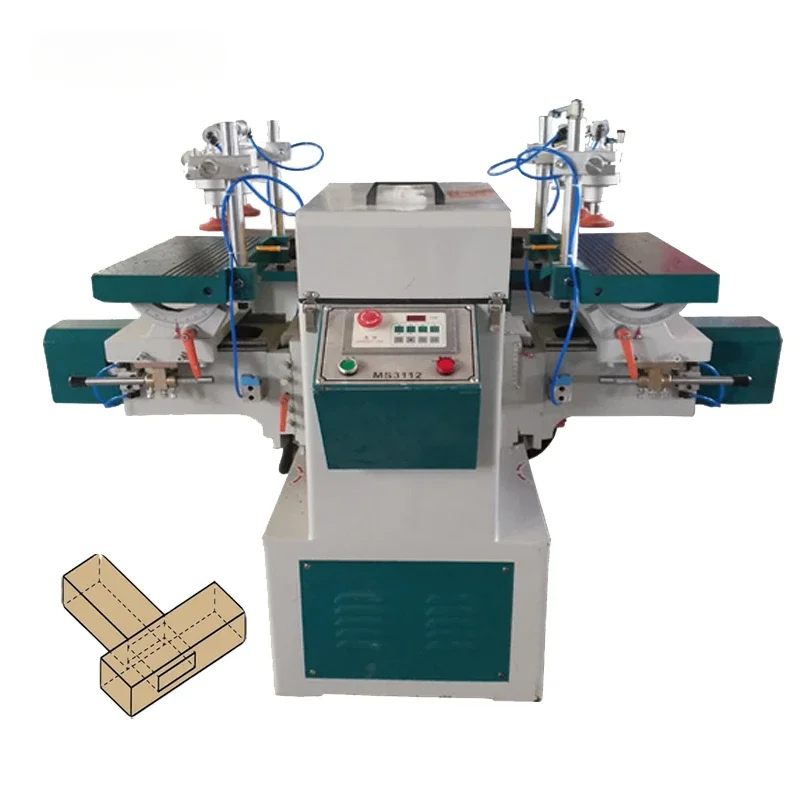 NEWEEK Универсальная машина для врезки и шипов мебели двухсторонняя шиповерная