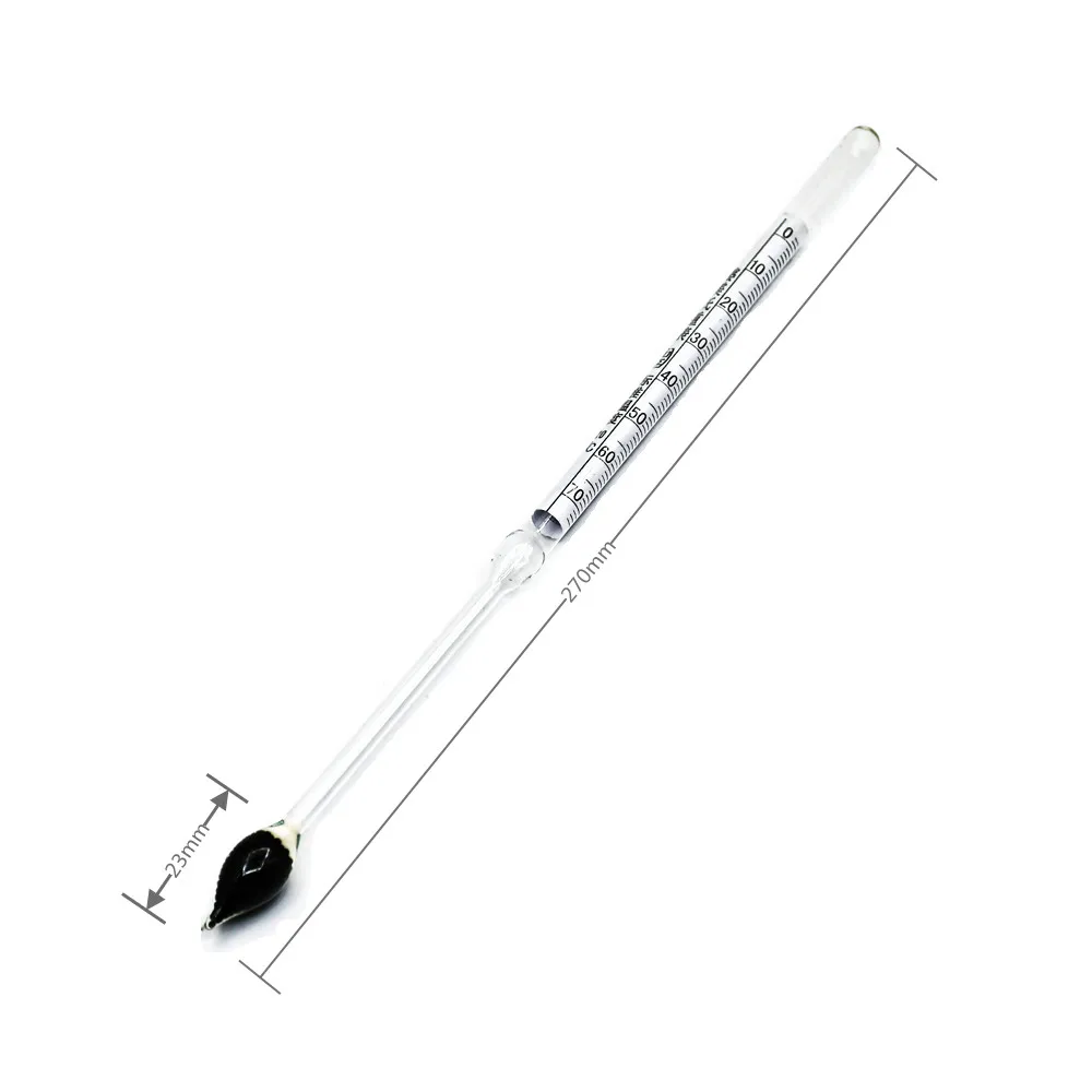 Измеритель Baume стеклянный Поплавковый датчик денситометр 0-70 высокоточный