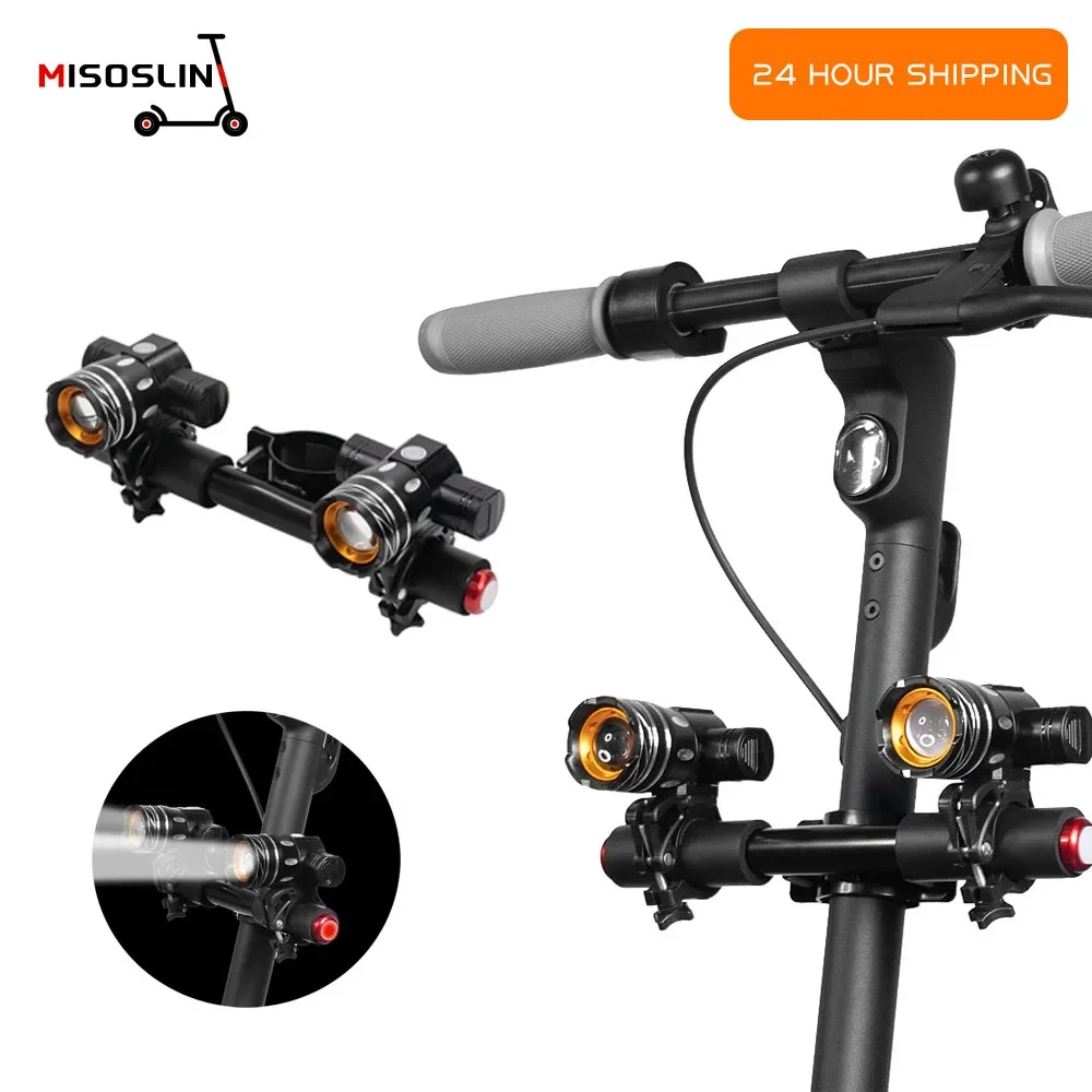 USB перезаряжаемая водонепроницаемая фара с масштабированием для Ninebot F20 F30 F40