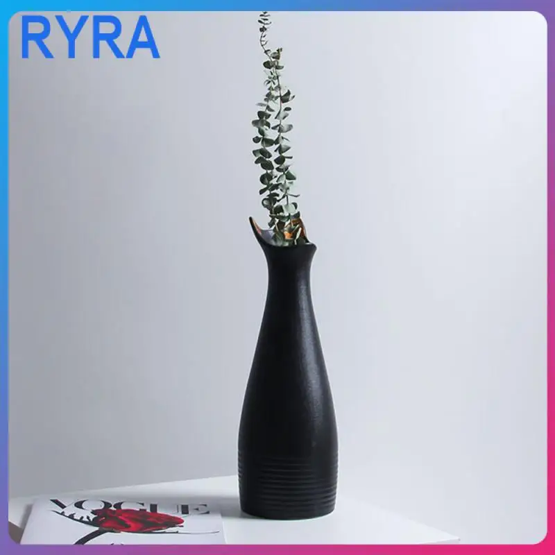 

Decorative Flower Vase Ceramic Minimalist Flower Basket Unique Flower Arrangement Ornament Decoration Ornament Cat Ear Handmade