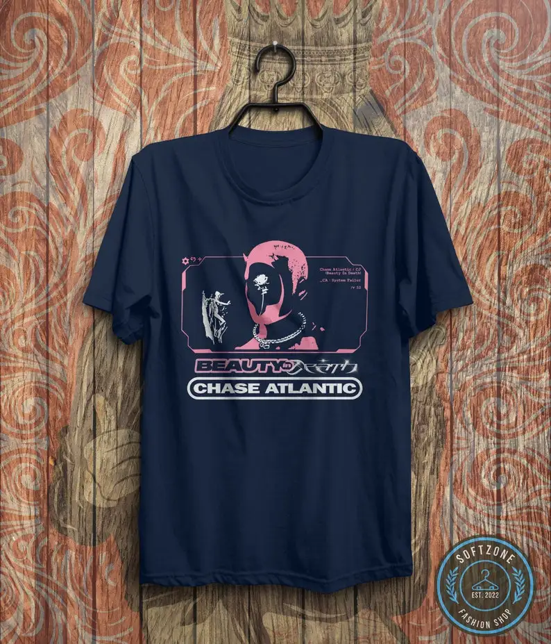 Album Chase Atlantic Beauty in Death Camiseta — рубашка Tour качество R&ampB
