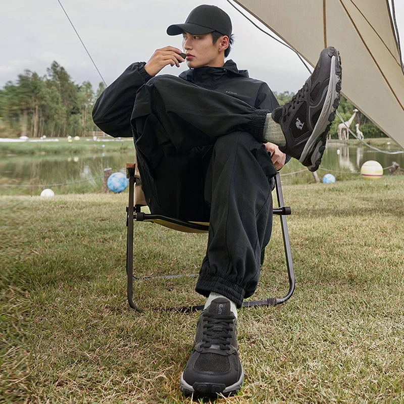 GOLDEN CAMEL Leisure Men's Sneakers 2023 Spring New Women's Shoes Retro Fashion Hiking Sports Running Shoes for Men Breathable