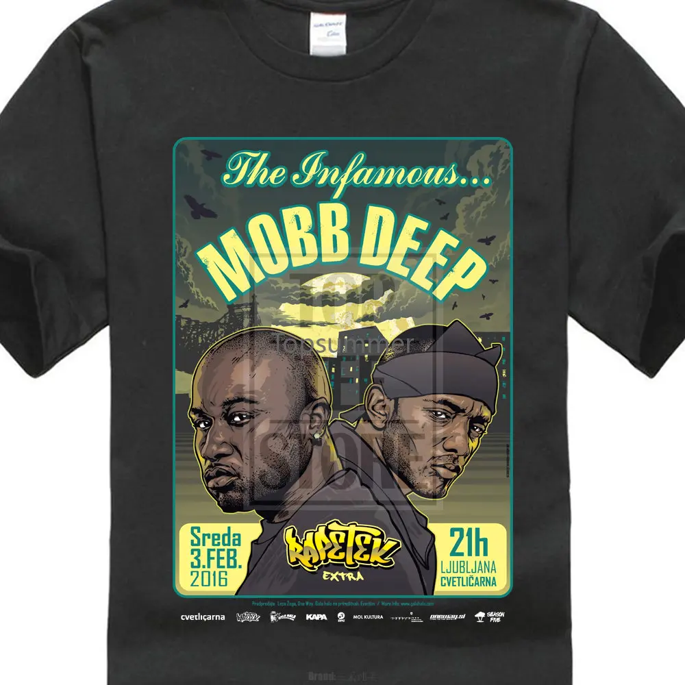 

Mobb Deep Prodigy Rest In Peace Concert Poster Rap Hip Hop Music T Shirt