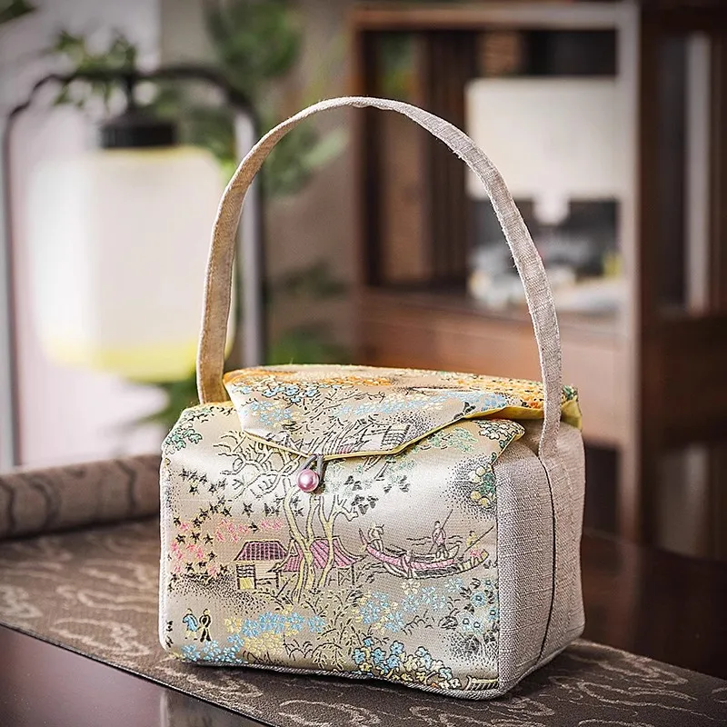 

Хлопковая сумка для хранения с принтом