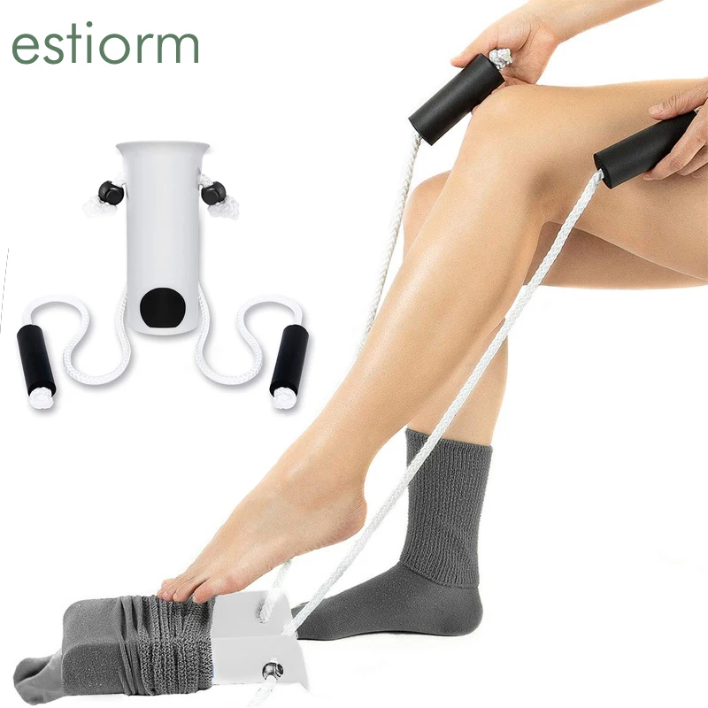 

Sock Slider Aid,Easy On Off Stocking Sock Slider,Pulling Dressing Assist Sock Helper For Elderly,Seniors,Pregnant Women,Disabled