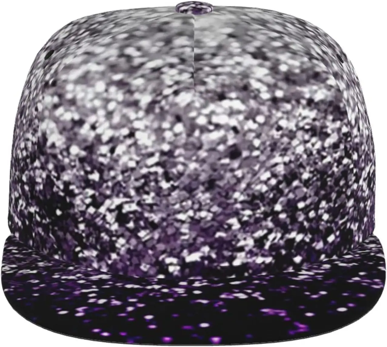 Бейсболка унисекс в стиле хип-хоп с плоским козырьком и блестками