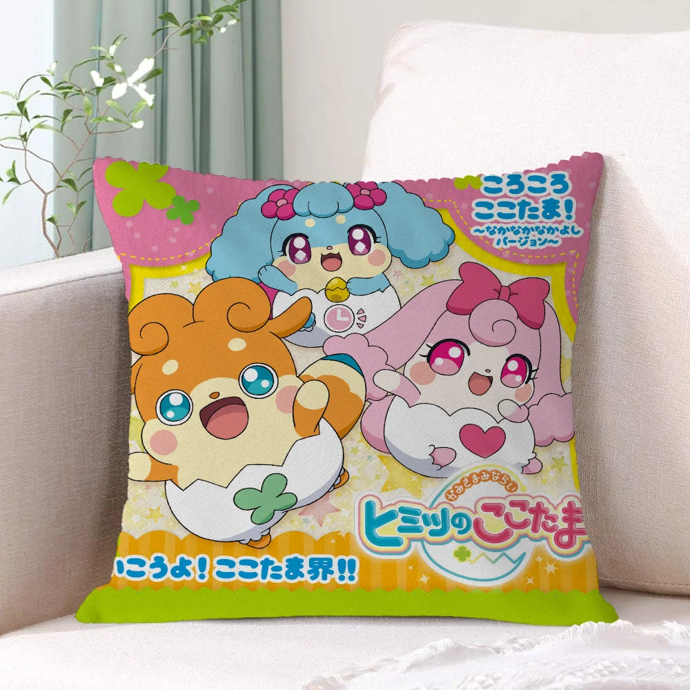 Himitsu No Cocotama Декоративные Чехлы Для Подушек 50x50 См Плюшевая Квадратная Наволочка