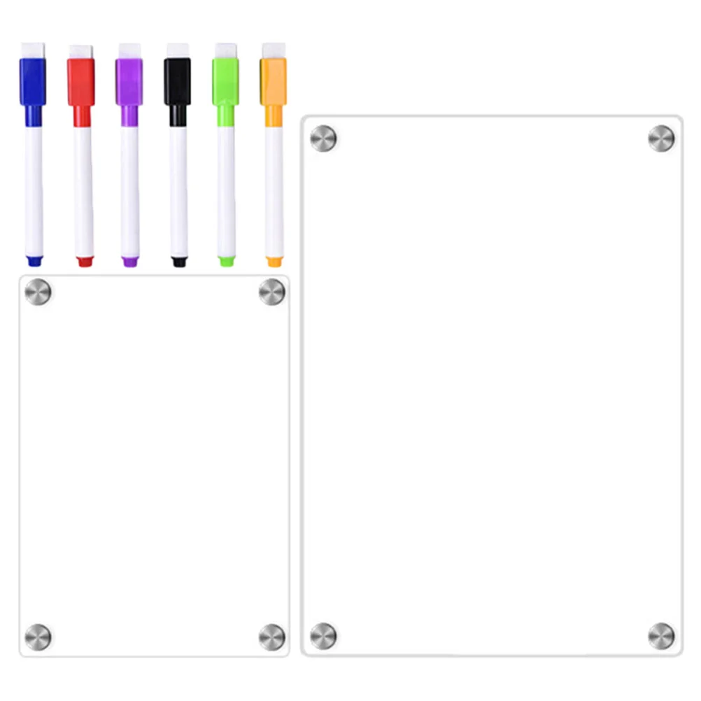 

Прозрачный календарь, доска для сухого стирания, холодильник, сообщения, холодильник, магнитная доска для расписания, акриловая доска для письма, список дел