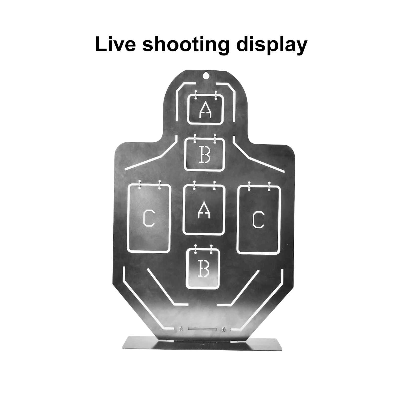 IPSC стрельба тренировочная мишень из нержавеющей стали металлическая для
