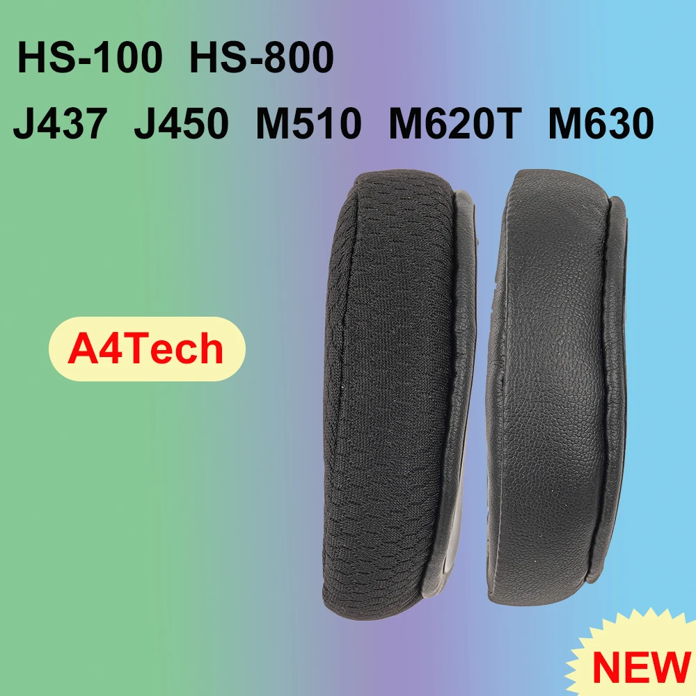 Фото Новые утолщенные амбушюры для наушников A4Tech HS100 HS800, J437, J450, M510, M620T, M630 – сменные подушечки для ушей №1