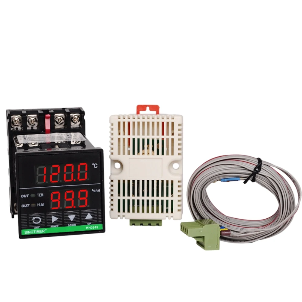 Умный Цифровой контроллер температуры и влажности сенсорный кабель 3 м 48*48 мм