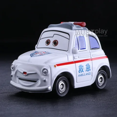 TAKARA TOMY Tomica Disney CARS Луиджи и Гуидо Скорая Помощь Металлическая модель