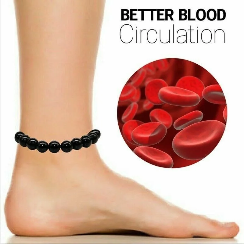 Браслет из натурального Обсидианового камня магнитные браслеты с черными