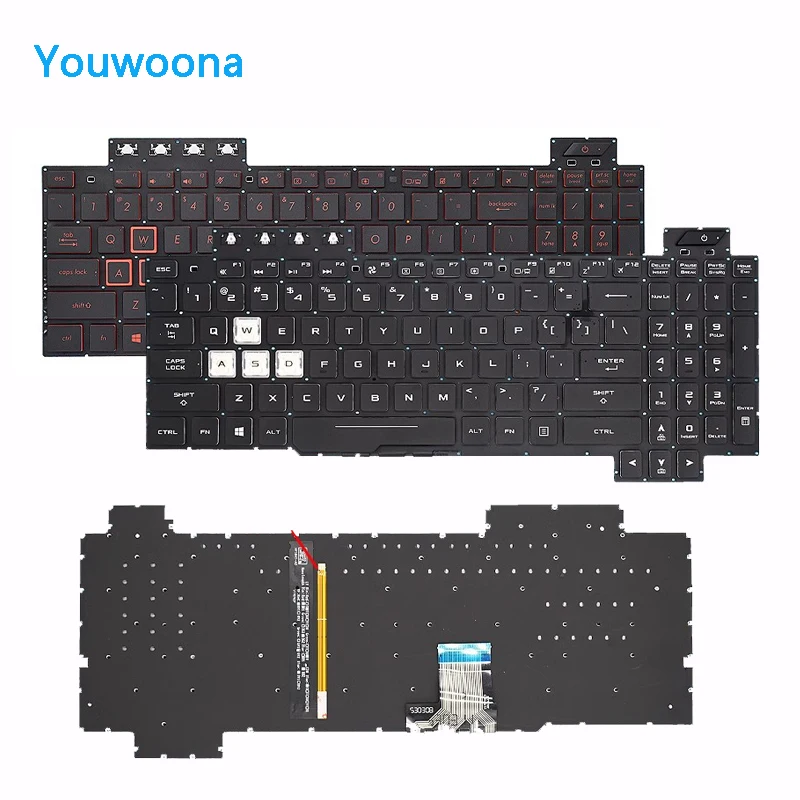 Новая клавиатура для ноутбука Asus Flying Fortress 5/6/7 FX95G FX95D FX705 FX504 FX505G FX80