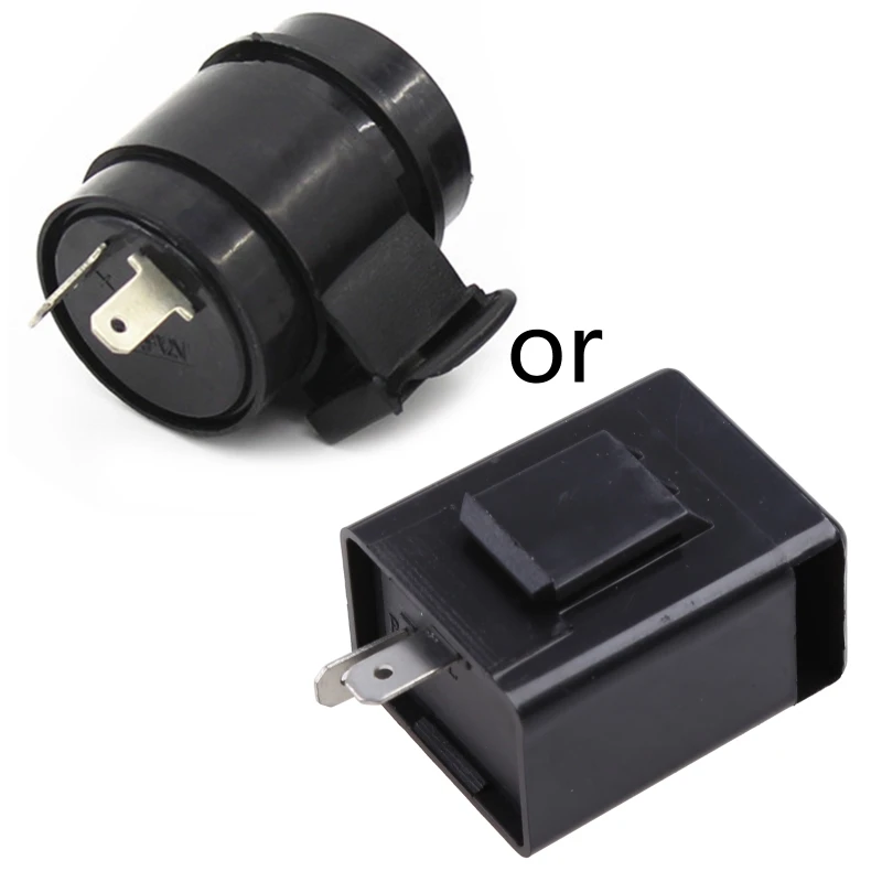 

Flasher Relay Turn Signal for DC 12V-60V 2Pins Buzzer Beep Flasher Relay Blinker Indicator Flashers Turn Light Signals