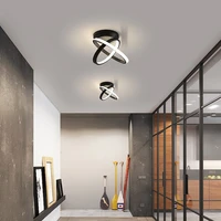 new style wrought iron led ceiling chandelier for living room 220v decorative led ceiling lamps hallway ceiling light