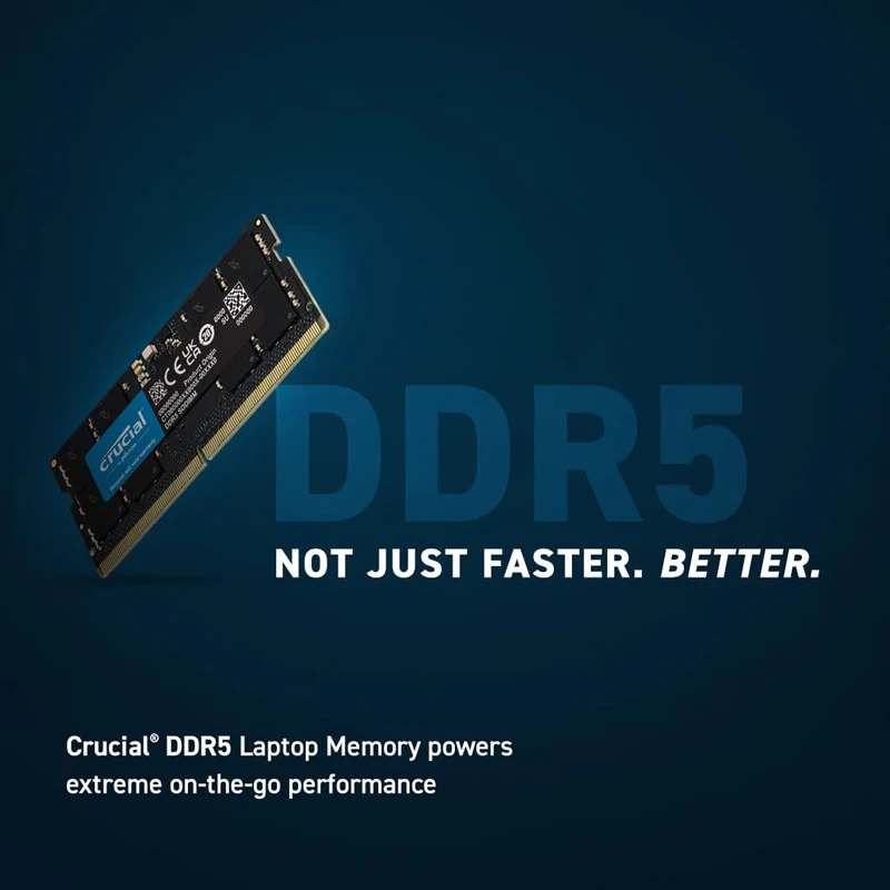 Оригинальная оперативная память Crucial DDR5 8 ГБ 16 32 4800 МГц CL40 1 В для ноутбука - купить