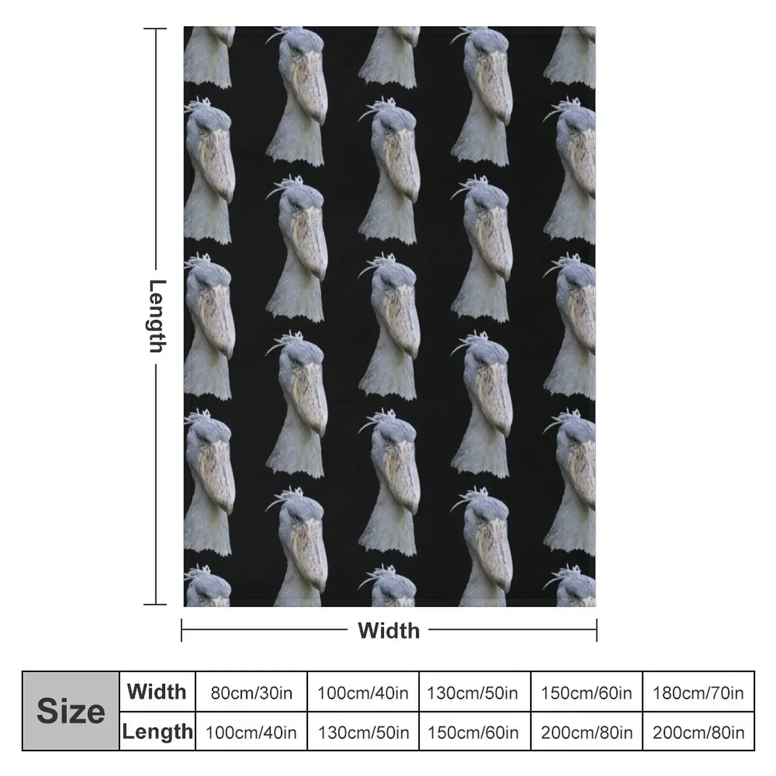 Одеяло Shoebill индивидуальный подарок диван-кровать для ребенка мягкие одеяла