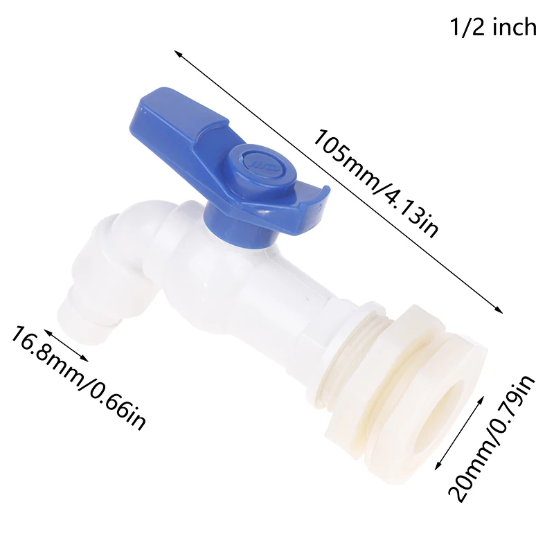 

1 шт. 1/2 дюйма, сменный ствол для воды, кран для дождя, резервуар для воды, пластиковый кран, садовая бочка для воды, резервуар для воды, носик клапана