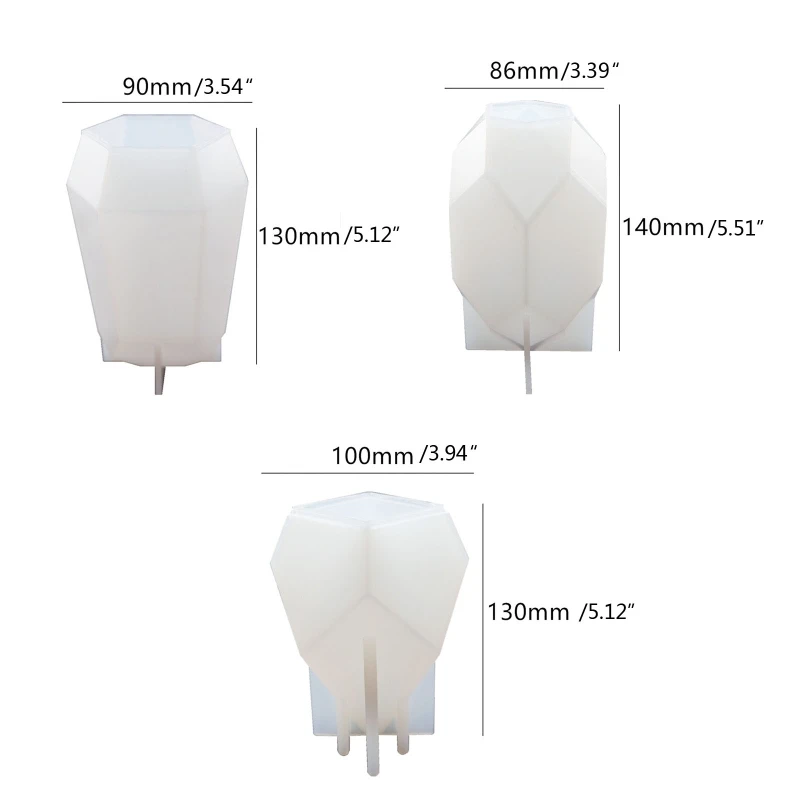 

X7YA Diy геометрический драгоценный камень для руды держатель силиконовая форма многофункциональная Смола Держатель для ювелирных изделий фо...