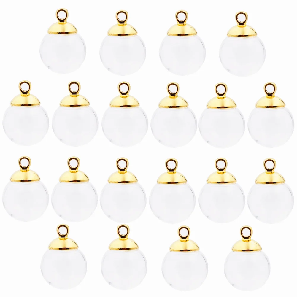 10 шт. стеклянные шарики с бусинами 8-25 мм