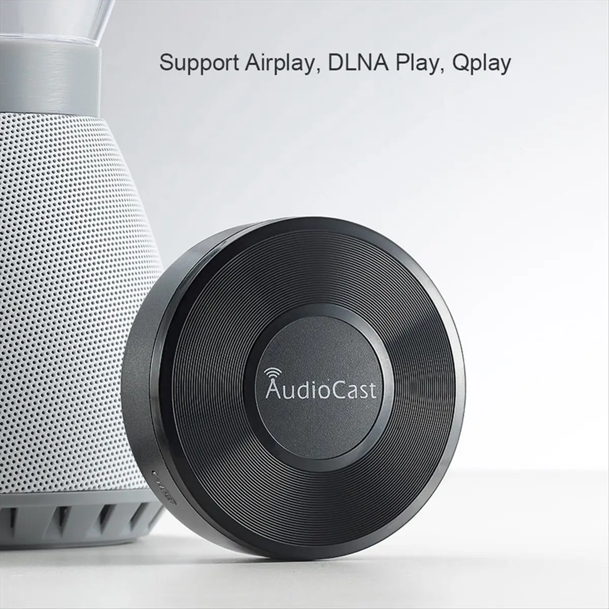 Фото 【B63C】 Беспроводной WiFi-приемник для потоковой передачи музыки Audiocast Ieast Play M5 DLNA для Airplay, аудиоадаптер для многозонального воспроизведения №2