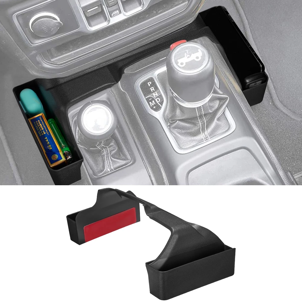 

Center Console Storage Box Gear Shift Console Tray Organizer for 2018-2022 Jeep Wrangler JL JLU & GladiatorInterior Storage