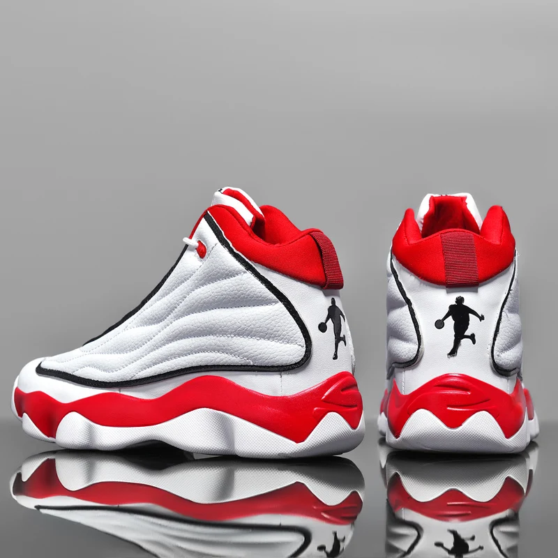 

Summer High Quality Basketball Shoes Men Sneakers Boys Basket Shoes Autumn High Top Anti-slip Outdoor Sports Shoes Trainer Women