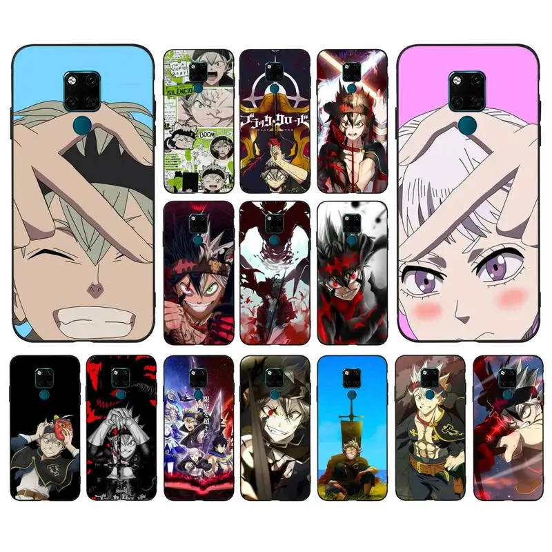 

MaiYaCa Black Clover Anime Asta Phone Case for Huawei Mate 20 10 9 40 30 lite pro X Nova 2 3i 7se