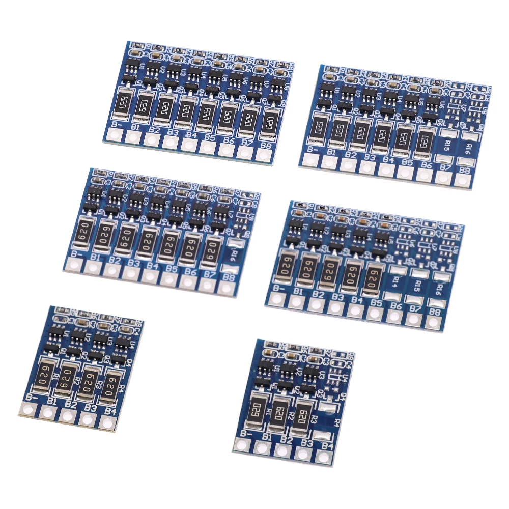 BMS 3S 4S 5S 6S 7S 8S 18650 защитная плата зарядного устройства для литиевых аккумуляторов
