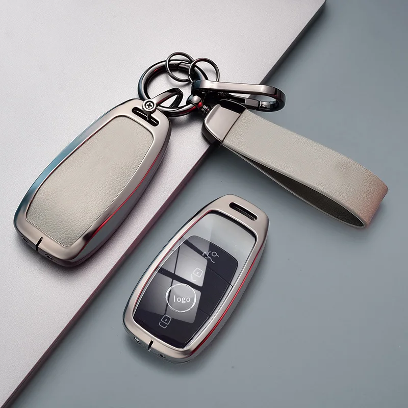 Для Mercedes Benz C E S Class E300 E260 C260 GLC300 S400 S450 Чехол для ключей из алюминиевого сплава