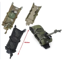 t3363 mcbk camouflage black outdoor sports tactical vest accessory bag single magazine molle quick strip