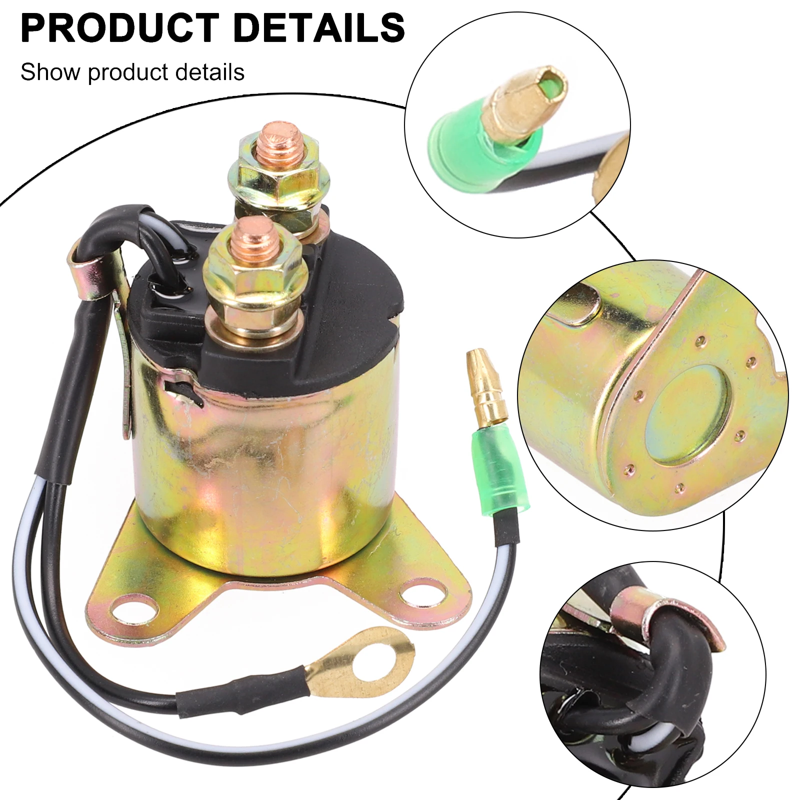 Соленоид реле стартера для двигателя GX390 GX340 GX270 GX240 генератор 8-13 л.с. маленький