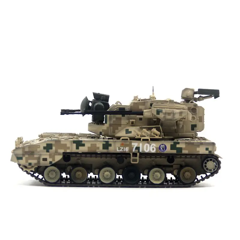 UNISTAR масштаб 1:72 пластик Китай двойной 35 пусковой механизм PGZ09 модель военный