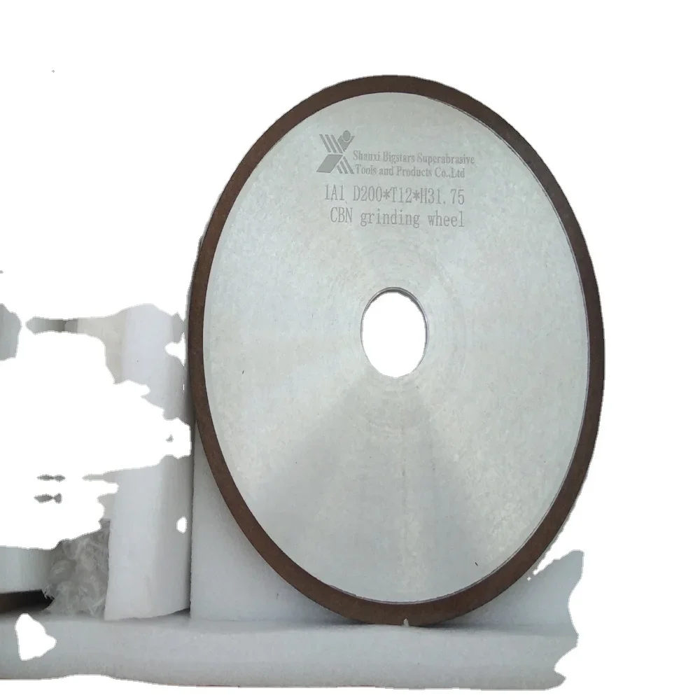 Плоский долгий срок службы borazon CBN шлифовальный круг для режущих инструментов из