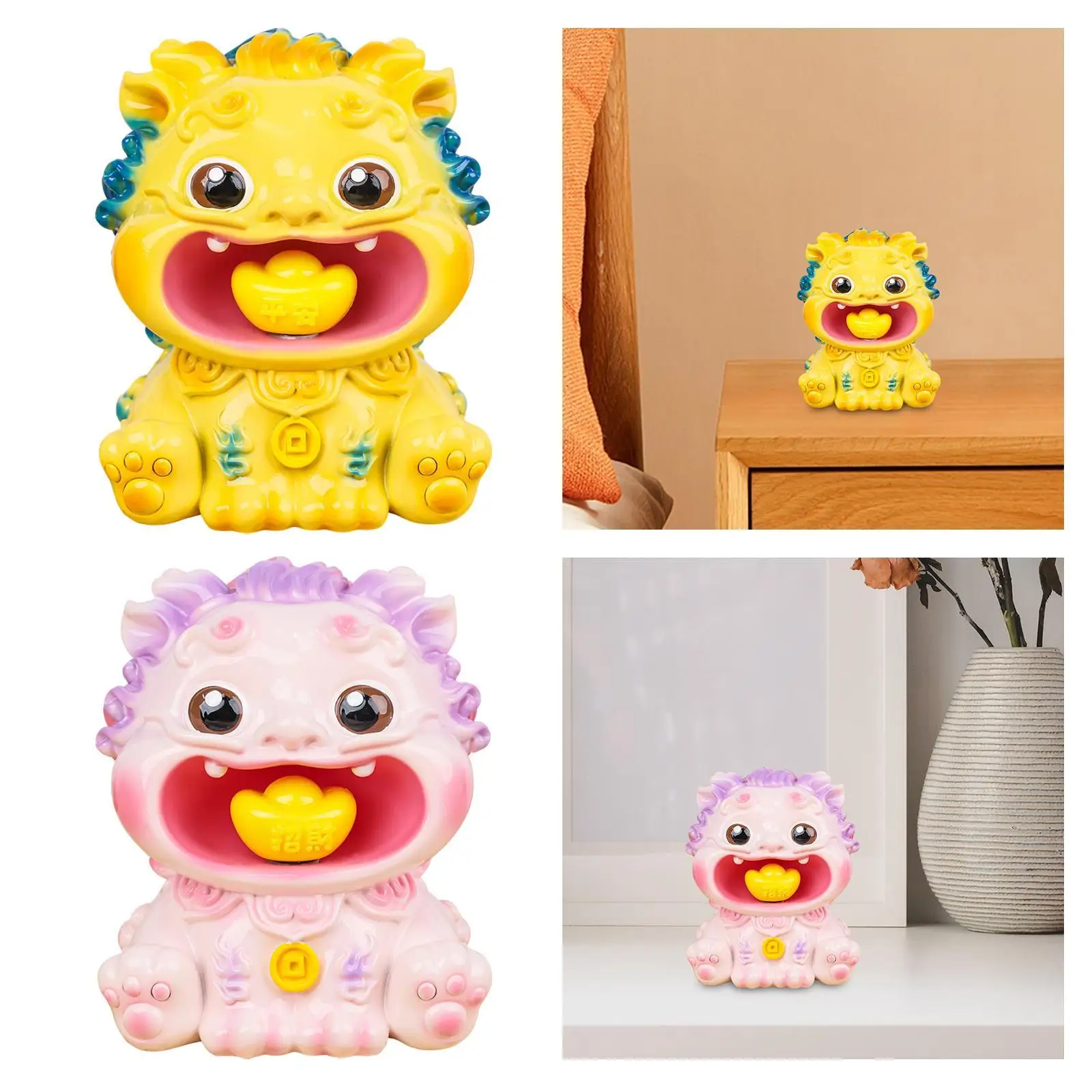 Статуя Фэншуй Pixiu вращающаяся фигурка Юаньбао процветания животного скульптура