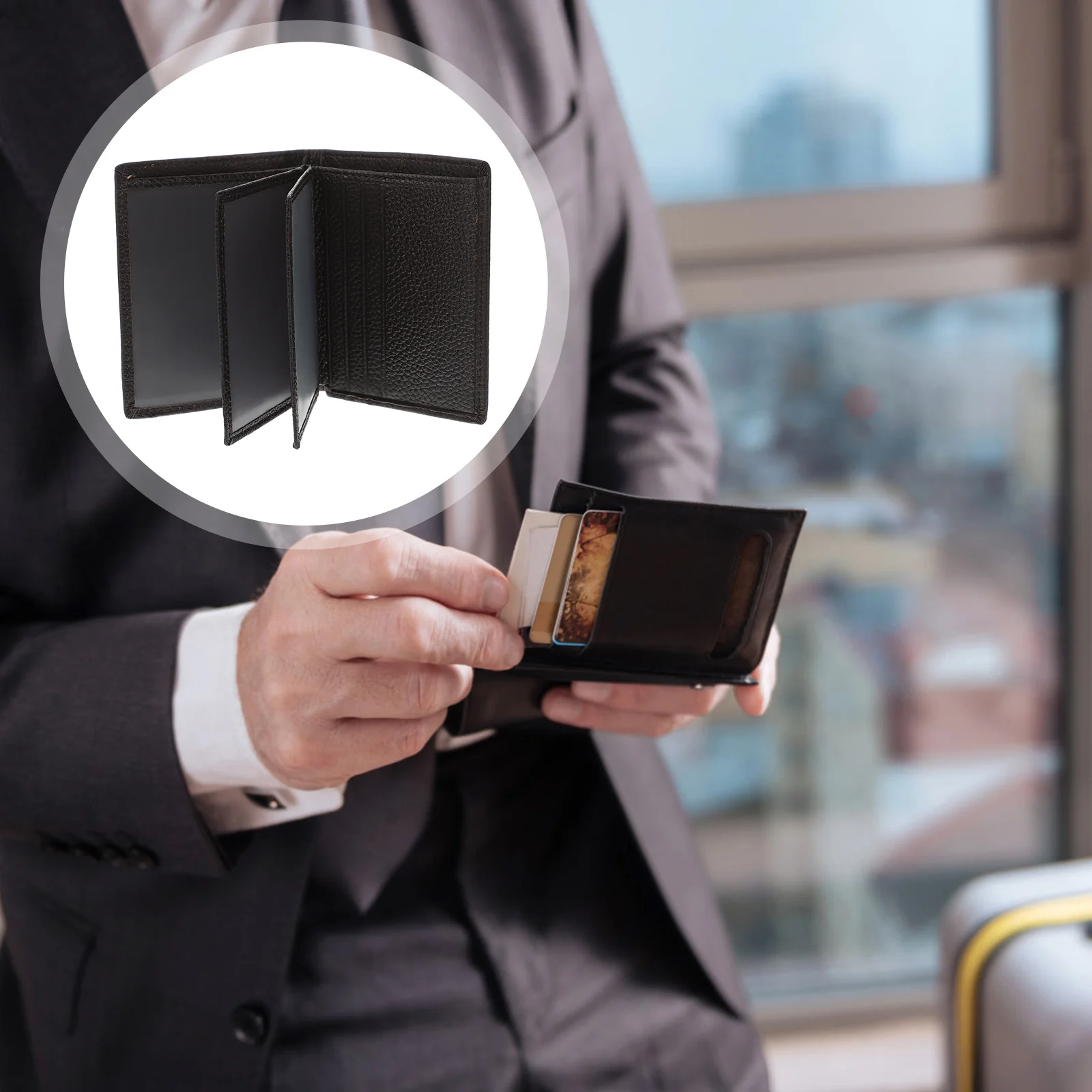 Чехол для водительских прав кошелек мужской бумажная работа держатель