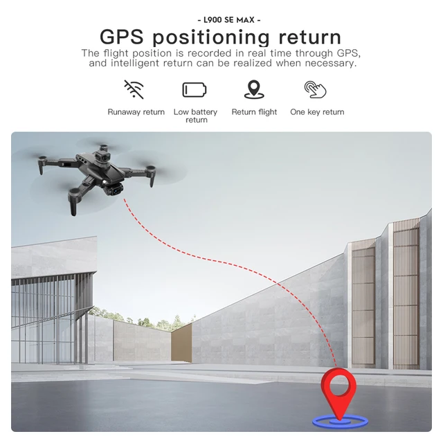 L900 Pro SE MAX Drone GPS 4K Professional 5G Wifi FPV Camera 360° Obstacle Avoidance Brushless Motor RC Quadcopter Mini Dron Toy 4