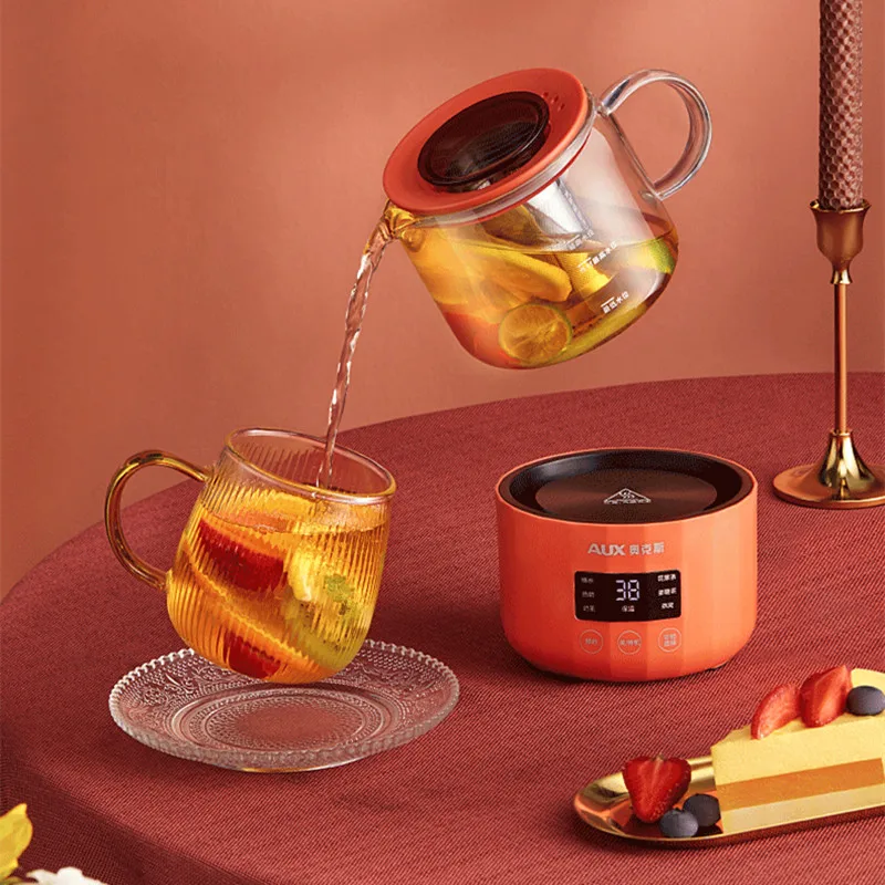 

Портативная электрическая мини-чашка для тушения, домашняя портативная кастрюля для тушения молока