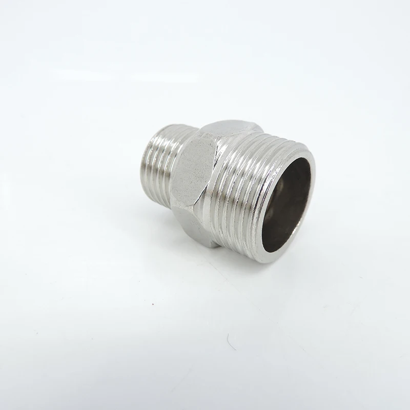 G 3/4 &quot25 мм штекер на G1/2&quot 20 тройник с наружной резьбой из нержавеющей стали